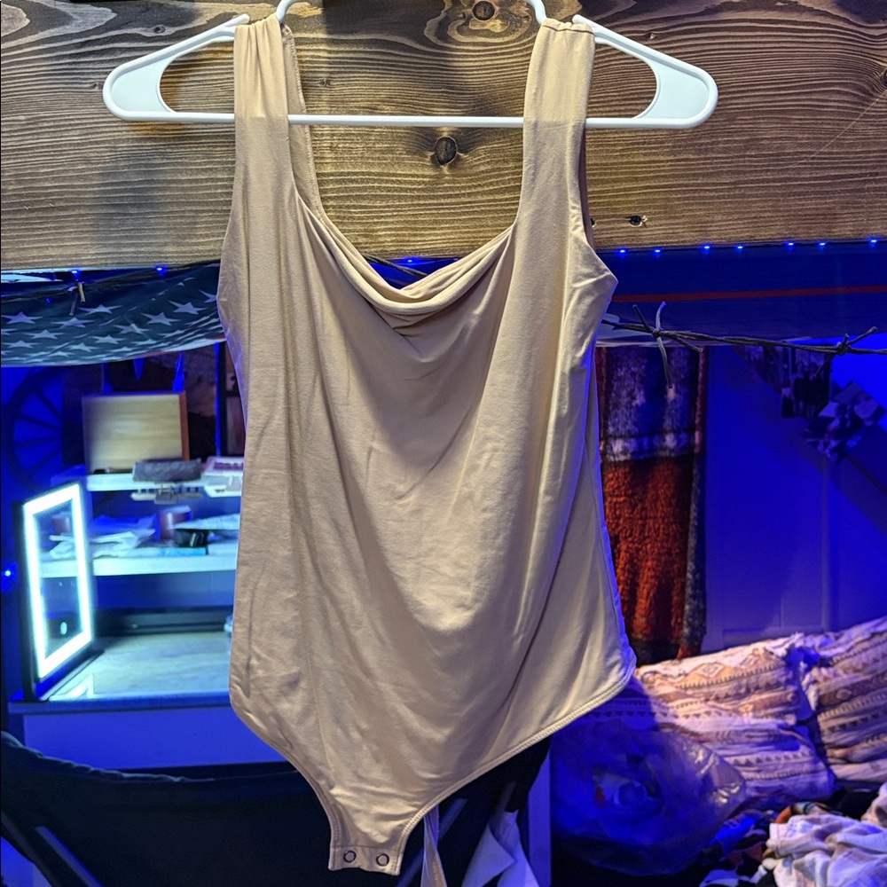Target Cream Sleeveless bodysuit